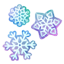 Assorted Snowflake Stickers