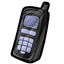 Black Cell Phone Sticker