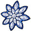 Crystal Studded Snowflake Sticker