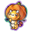 Cute Pumpkin Feli Sticker