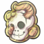 Cutie Carrion Skull Sticker