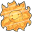 Cheery Sun Sticker