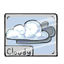 Cloudy Weather Sticker