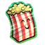 Happy Popcorn Sticker