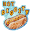 Hot Diggity Dog Sticker
