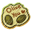 Olive You Sticker