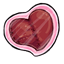 Plushie Heart Sticker