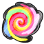 Rainbow Vortex Sticker