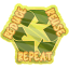 Reduce Reuse Recycle Repeat Sticker