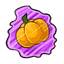 Purple Simple Pumpkin Sticker