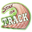 Stay On Track Sticker
