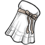 White Strapless Ribbon Dress