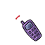 Purple Mini Phone