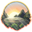 Mountain Sunrise Sticker