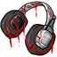 Bloodred Radio Headphones
