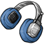 Blue Radio Headphones