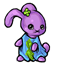 Purple Bunny Toy