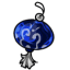 Dark Blue Conical Ornament