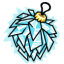 Aqua Crystal Ornament