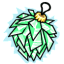 Green Crystal Ornament