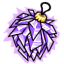 Purple Crystal Ornament
