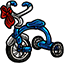 Blue Fantastic Tricycle