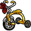 Yellow Fantastic Tricycle