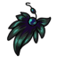 Fancy Green Feather Ornament