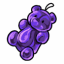 Purple Gummy Anyu Ornament