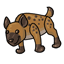 Squeaky Hyena Toy