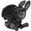 Black Parasol Bunny Toy