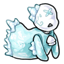 Simple Glacier Ghostly Figure