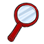 Red Magnifying Glass