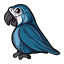 Blue Parrot Puppet