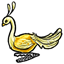 Gold Bird Ornament