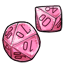 Pink Ten-sided Dice