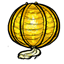 Gold Paper Lantern Ornament