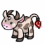 Festively Glowing Holiday Rogue Cow
