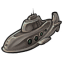 Rusty Submarine Model