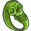 Glow-in-the-Dark Skull Ring