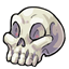 Unnervingly Cheery Skull