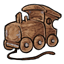 Wooden Train Engine