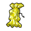 Yellow Glass Candy Ornament