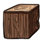 Dented Cube of Wood