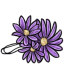 Big Purple Flower Headband