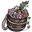 Overflowing Basket of Flowers
