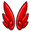 Red Angelic Puff Wings