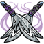 Illumis Lilac Butterfly Swords