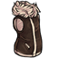 Chocolate Furry Winter Vest