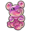 Friendly Pink Gummy Bear